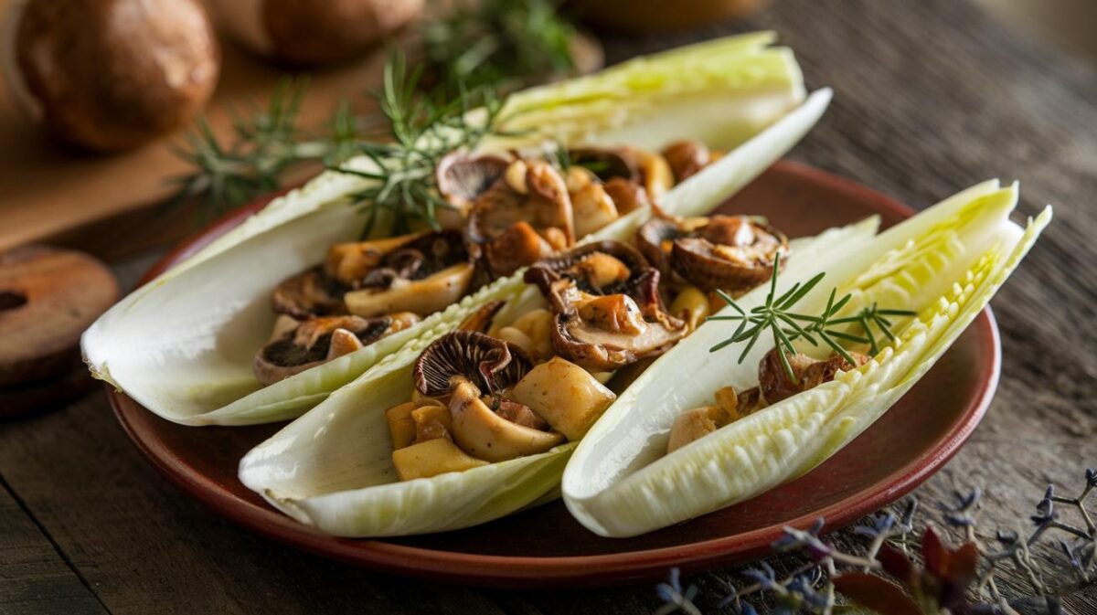 Découvrez la poêlée aux endives et champignons, un plat d'automne qui réchauffe et ravit les papilles