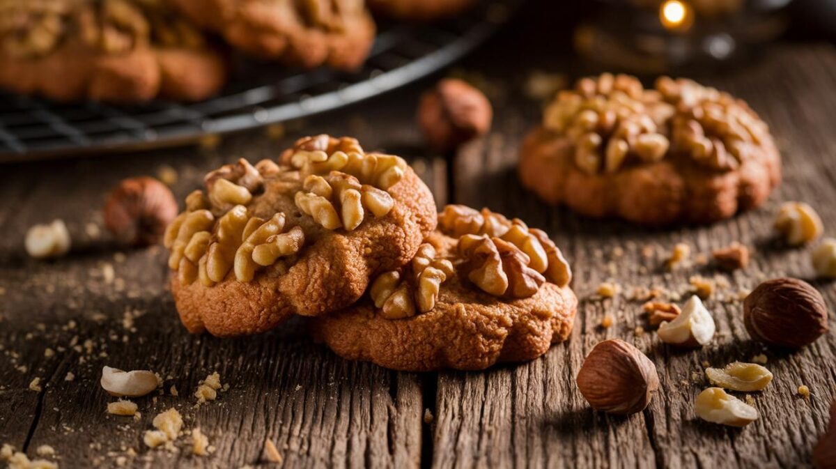 Découvrez la recette des biscuits aux noix et noisettes : un délice croustillant pour vos goûters gourmands