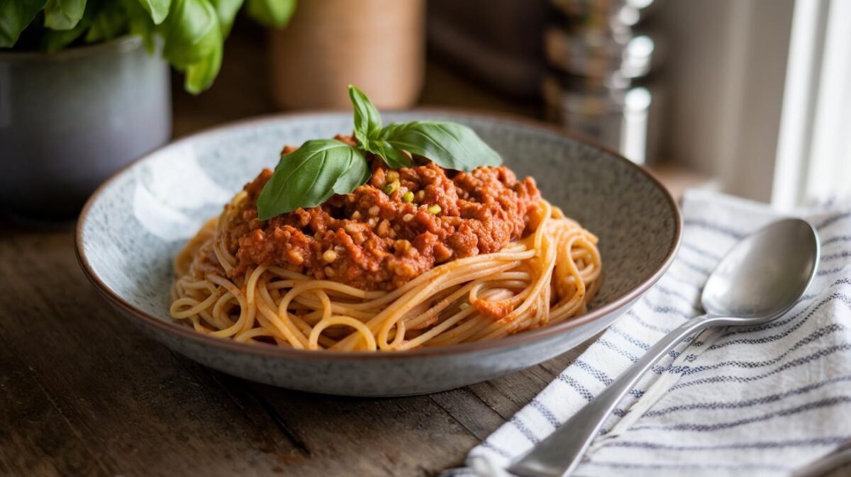 Découvrez la recette des spaghettis bolognaise maison minceur : un délice allégé pour vos papilles