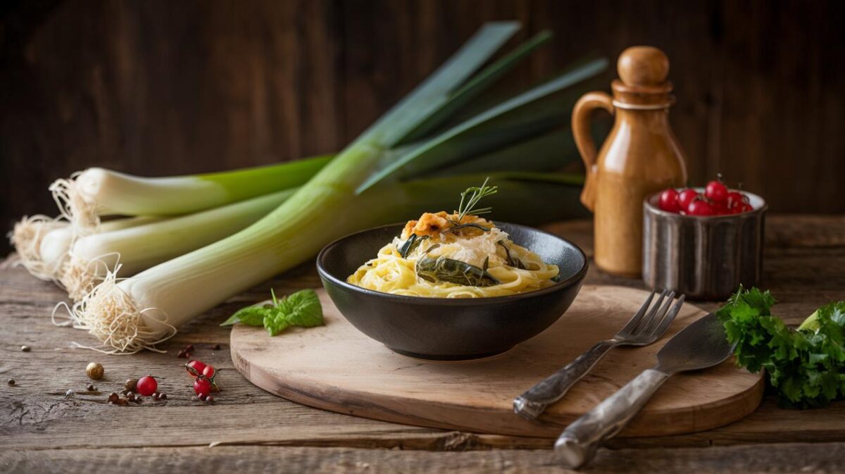 Découvrez la recette révolutionnaire de poireaux façon carbonara : une touche gourmande à votre table !