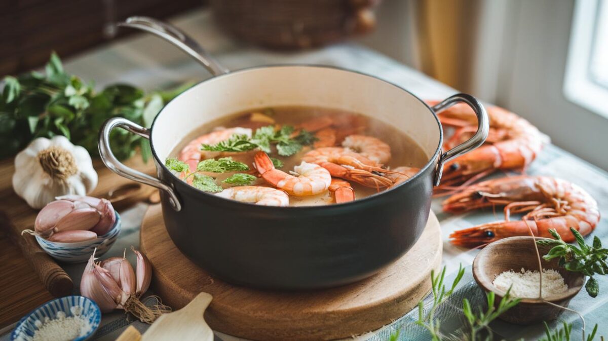 Découvrez la recette secrète de bouillon aux crevettes que tout le monde adore