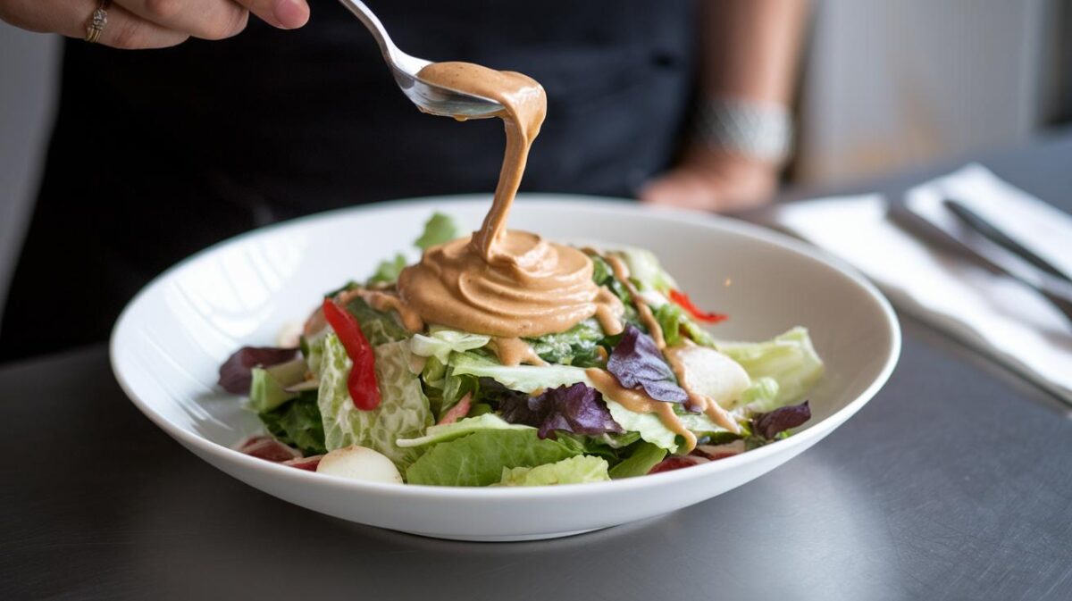 Découvrez la salade césar revisité par Laurent Mariotte : une recette avec une sauce maison qui change tout