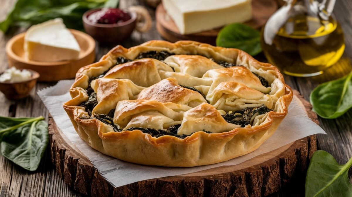 Découvrez la spanakopita, une tourte grecque qui éveillera vos sens et vous transportera à travers les saveurs de la Grèce