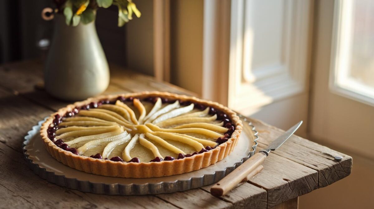 découvrez la tarte aux poires qui a marqué les générations : recette secrète révélée !