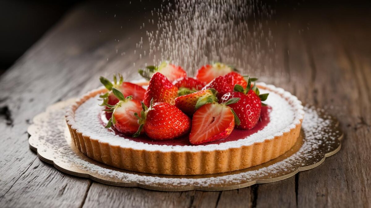 Découvrez la tarte fine aux fraises de Laurent Mariotte : un régal croustillant et fruité qui ravira vos papilles à coup sûr