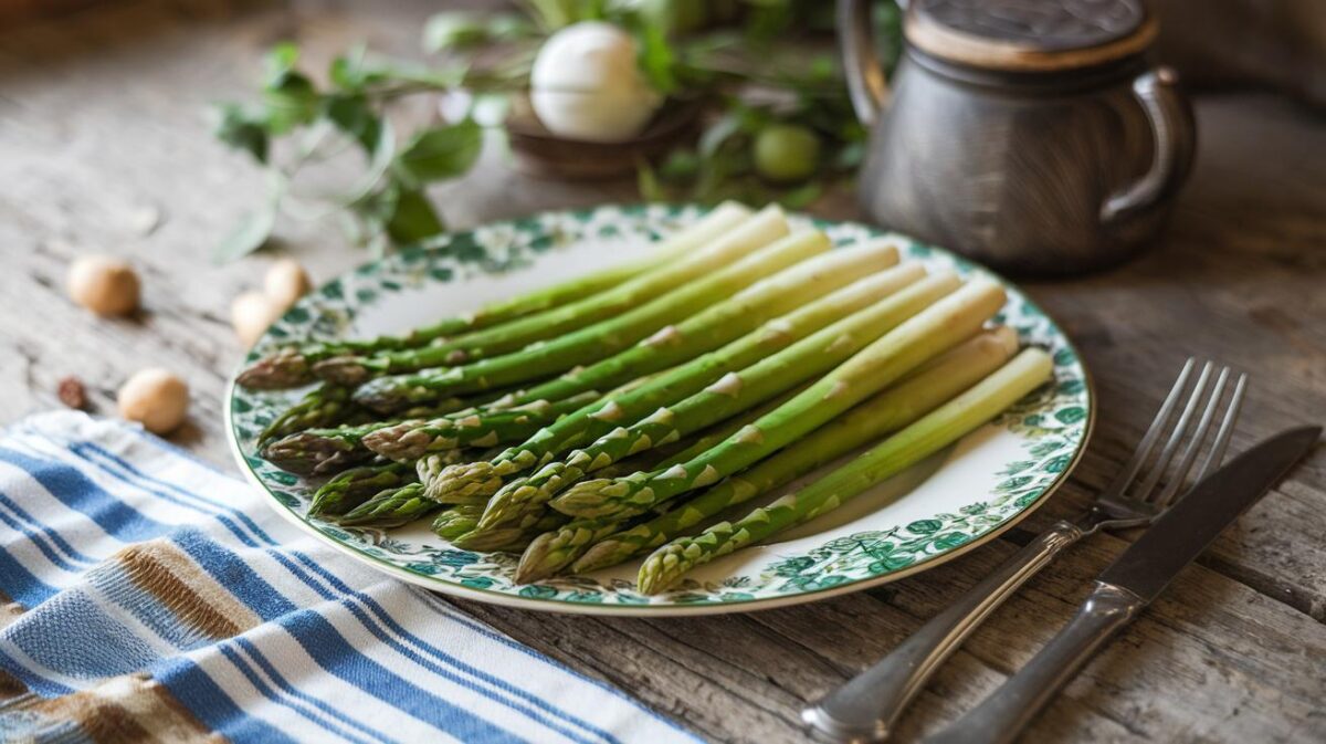 Découvrez le geste inattendu d'un chef pour sublimer vos asperges vertes : Révélation culinaire !