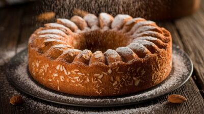 Découvrez le plaisir d'un gâteau aux amandes cuit au airfryer, une recette simple et irrésistible