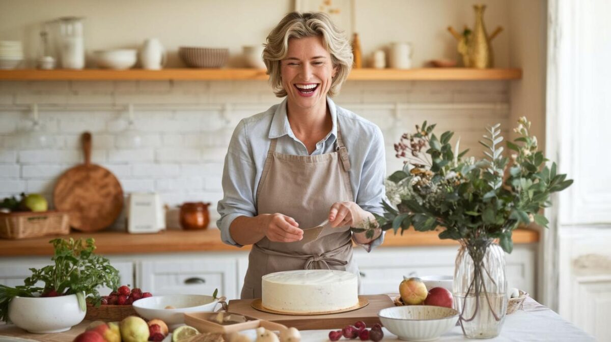 Découvrez le secret de Julie Andrieu pour un gâteau au yaourt ultra-moelleux