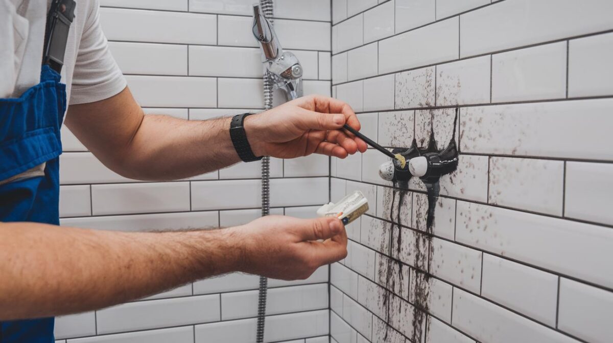 Découvrez le secret des plombiers pour des joints de salle de bain impeccables sans traces noires