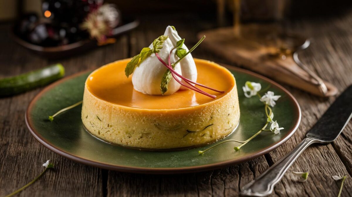 Découvrez le secret pour un flan de courgettes inratable et savoureux, directement du chef Philippe Etchebest