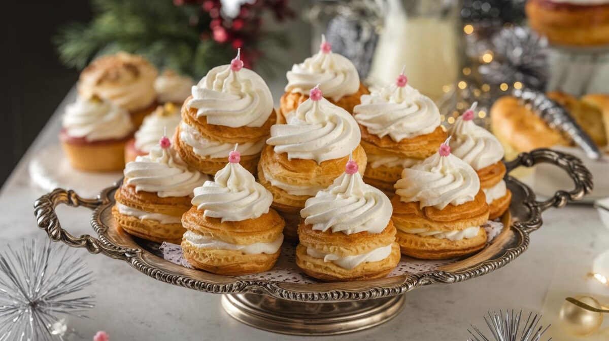 Découvrez les secrets des choux d'anniversaire à la chantilly : une recette délicieuse et élégante pour éblouir vos convives