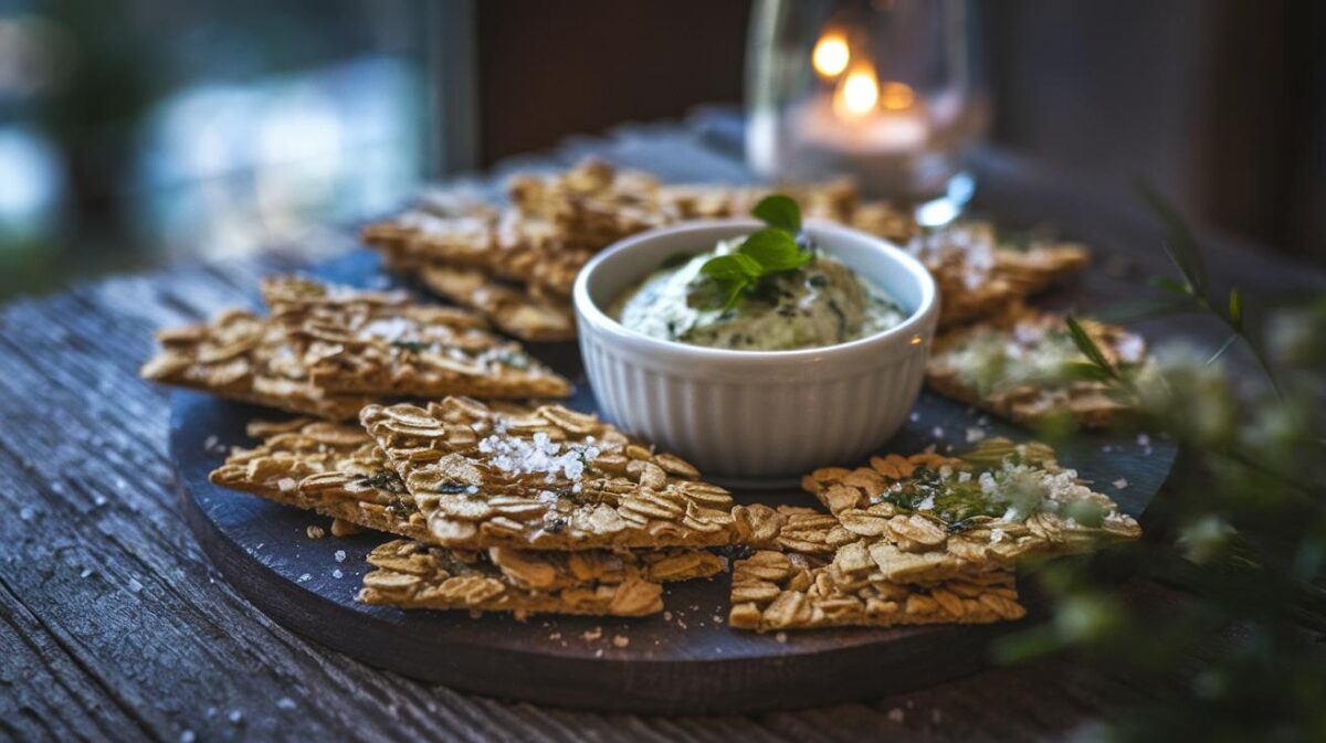 Découvrez les secrets des crackers aux flocons d'avoine : la recette parfaite pour épater vos invités à l'apéro