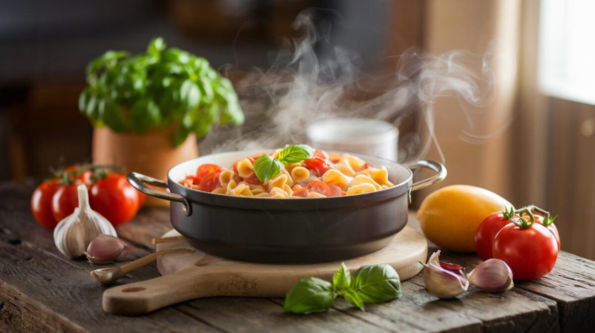 Découvrez les secrets du one pot pasta printanier : une recette simple et savoureuse qui ravira vos papilles