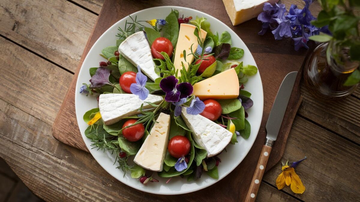 Découvrez les secrets d'une salade composée aux fromages irrésistible et savoureuse