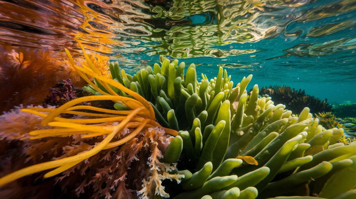 Délices de la mer végétale : algues en salade, fraîcheur iodée