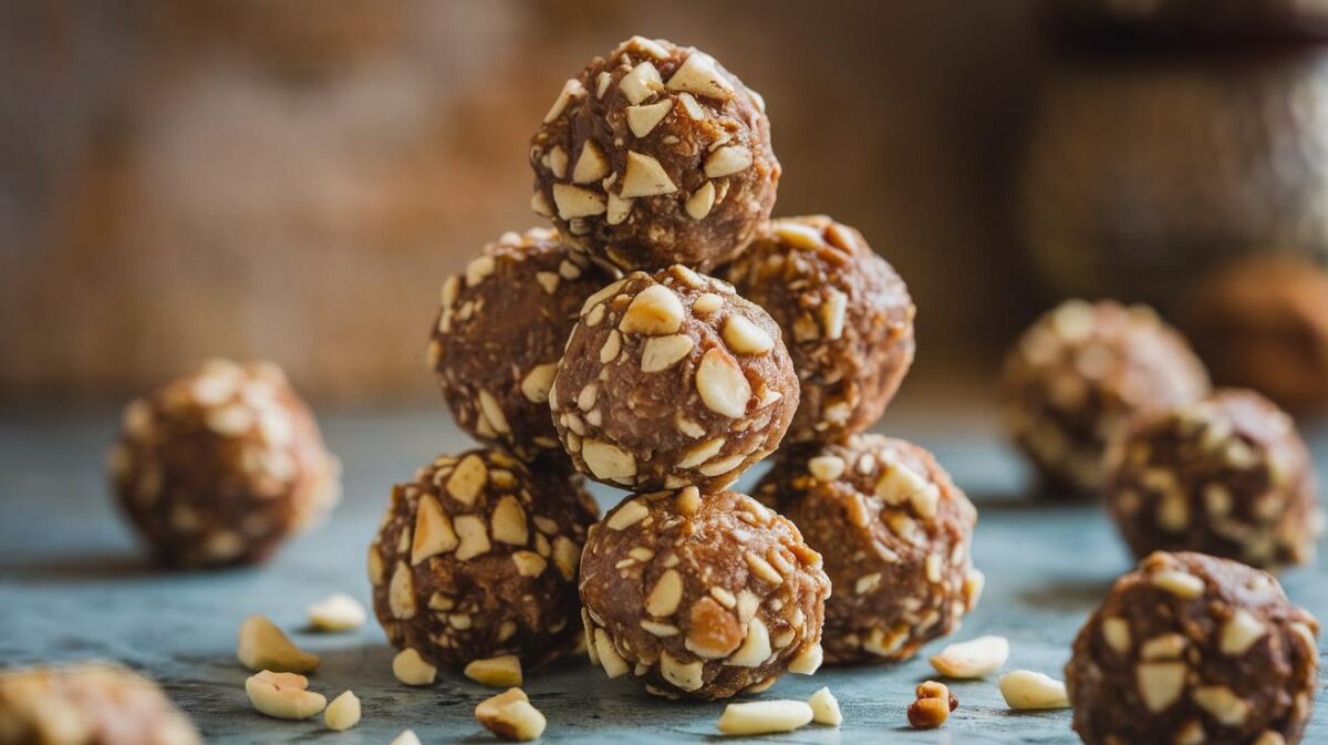 En-cas révolutionnaire : energy balls végétaliennes dattes et noix