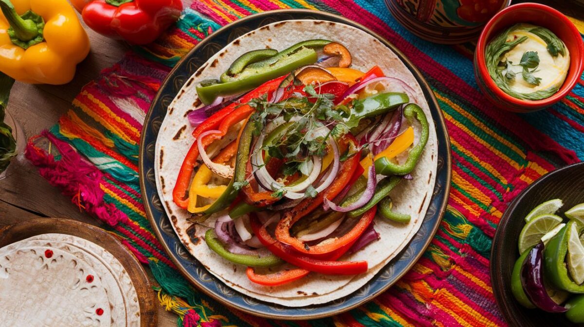 Fajitas aux légumes grillés de tous les records, la fête mexicaine ultime dans votre assiette