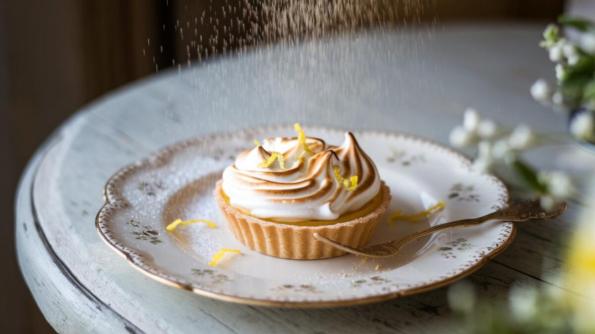 Gourmandise sans fin : tartelettes végétaliennes au citron meringuée