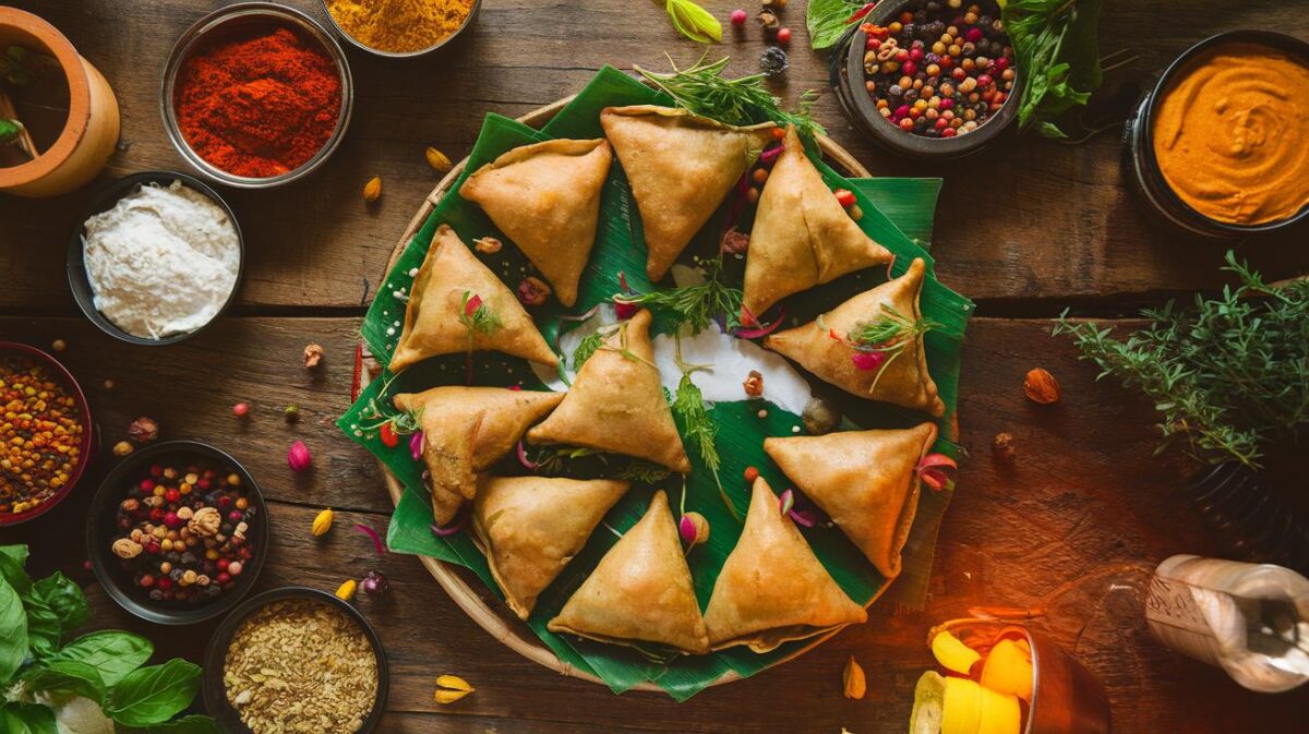 Joyaux de l'Inde : samosas végétaliens, un voyage culinaire épicé