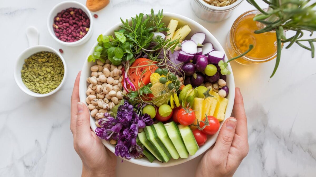 La magie des bols végétaliens : associer goût et santé dans un bowl