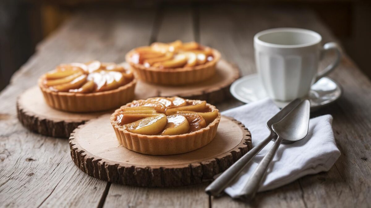 La mini-tarte tatin réinventée : une recette simple avec seulement trois ingrédients à découvrir