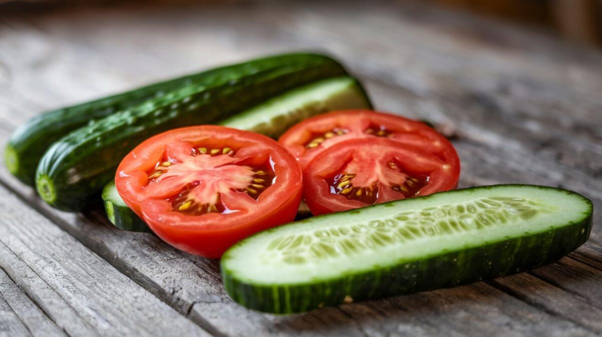 les secrets cachés derrière le mélange de concombres et de tomates : ce que vous devez savoir