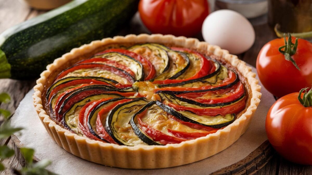 Les secrets de la quiche à la ratatouille rapide: trois ingrédients pour un repas estival irrésistible