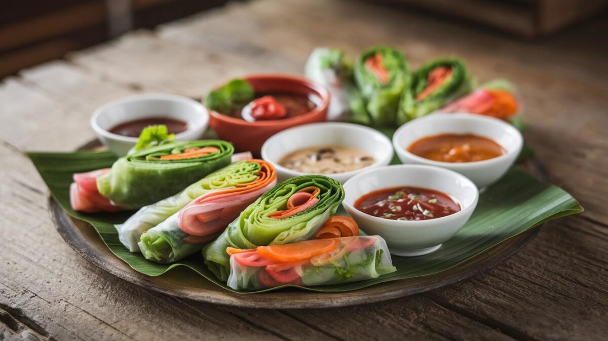 Les secrets des rouleaux de printemps aux légumes : un voyage sensoriel à chaque bouchée