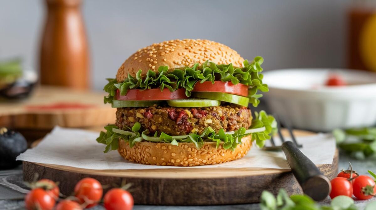 les secrets d'un burger végétarien maison parfait : ingrédients et astuces pour un repas délicieux et nutritif