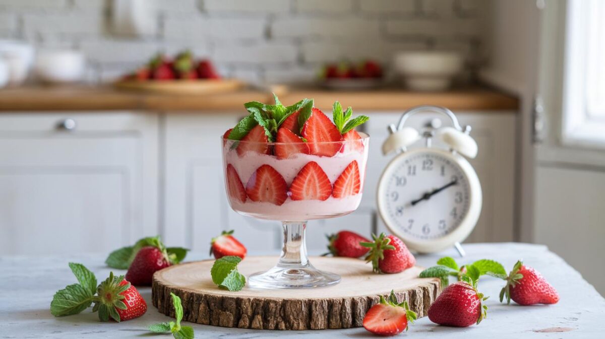 Les secrets d'un dessert printanier parfait: découvrez comment réaliser une nage de fraise en moins de 10 minutes