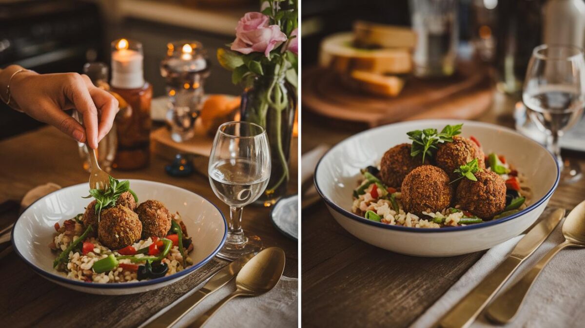 Les secrets d'un dîner familial réussi : boulettes de viande et riz aux légumes revisités