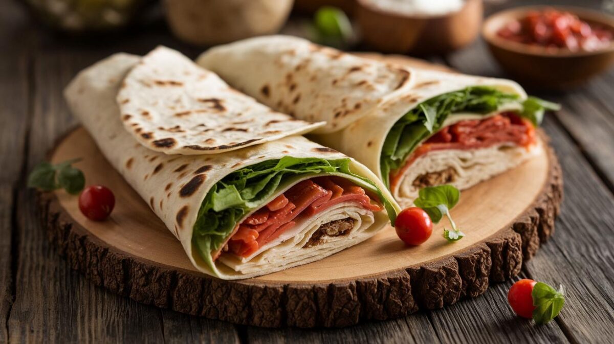 Les secrets d'un wrap ou naan protéiné fait maison en seulement 5 minutes : une recette rapide et saine pour les amateurs de cuisine