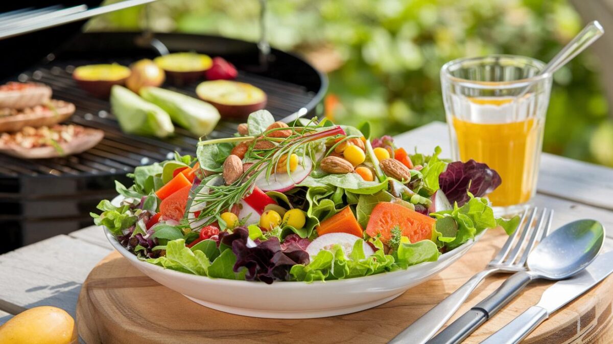 Les secrets pour des salades rafraîchissantes et nutritives qui feront de votre barbecue un succès inoubliable