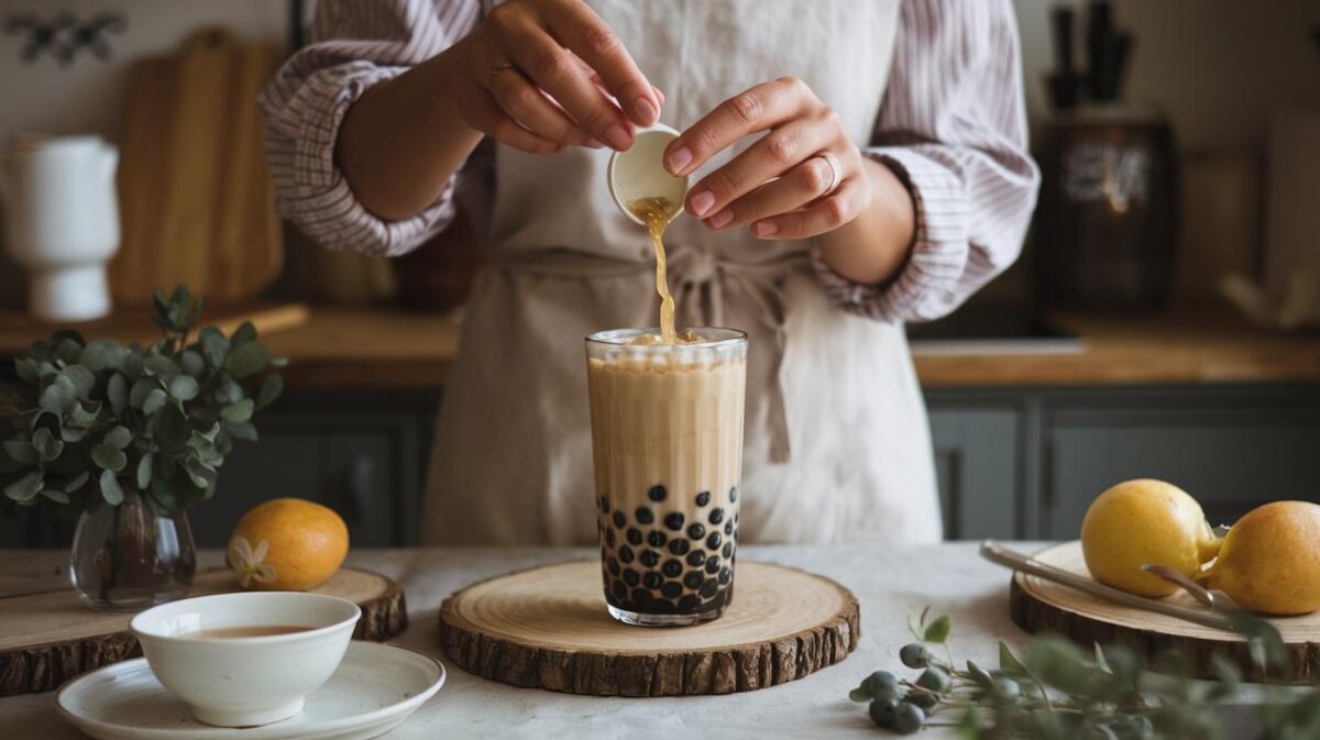 Les secrets pour préparer un délicieux bubble tea maison avec des perles de tapioca