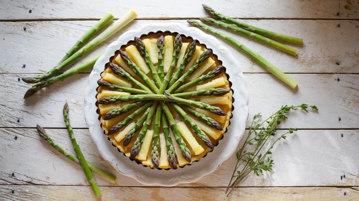 les secrets pour une tarte tatin aux asperges parfaite et rafraîchissante pour le printemps