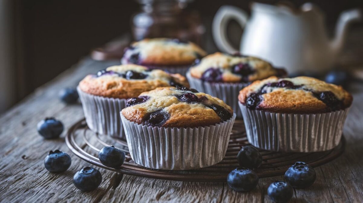 Les secrets révélés pour réussir vos muffins aux myrtilles : douceur et moelleux garantis