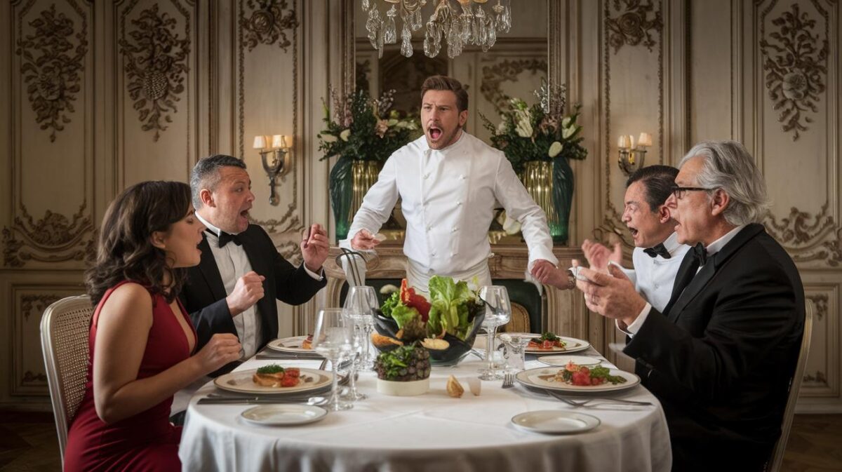 Moment de vérité : quand une entrée mal préparée met le feu aux poudres dans "Un dîner presque parfait