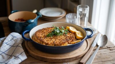 Parmentier végétalien au seitan de tous les records, un plat réconfortant à la perfection