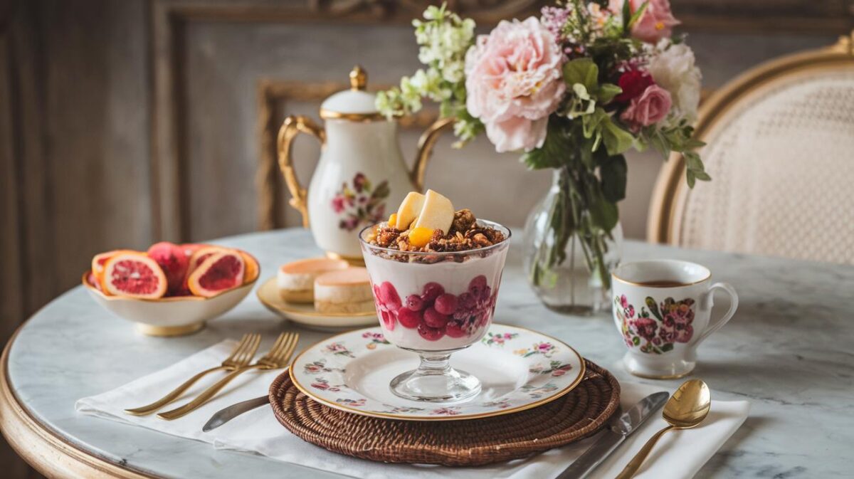 Petit-déjeuner royal : granola maison végétalien aux superfruits