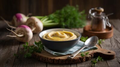 Redécouvrez la douceur veloutée d'une purée de navets maison, une recette simple qui ravira vos papilles