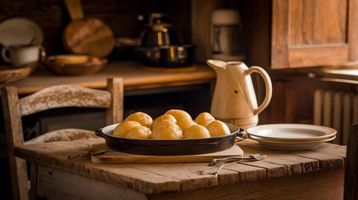 Redécouvrez la recette des pommes de terre au four à la mode de grand-mère, un trésor de saveurs et de simplicité