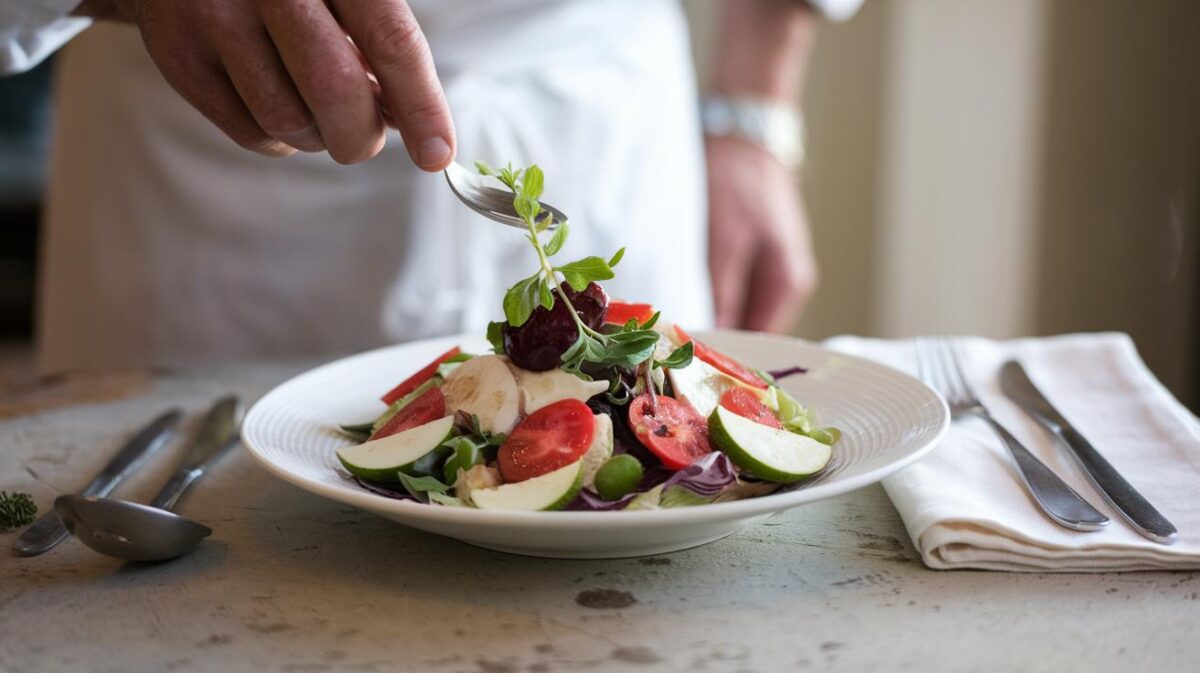 Redécouvrez la salade piémontaise selon Laurent Mariotte : une touche d'émmental pour un plat convivial et frais