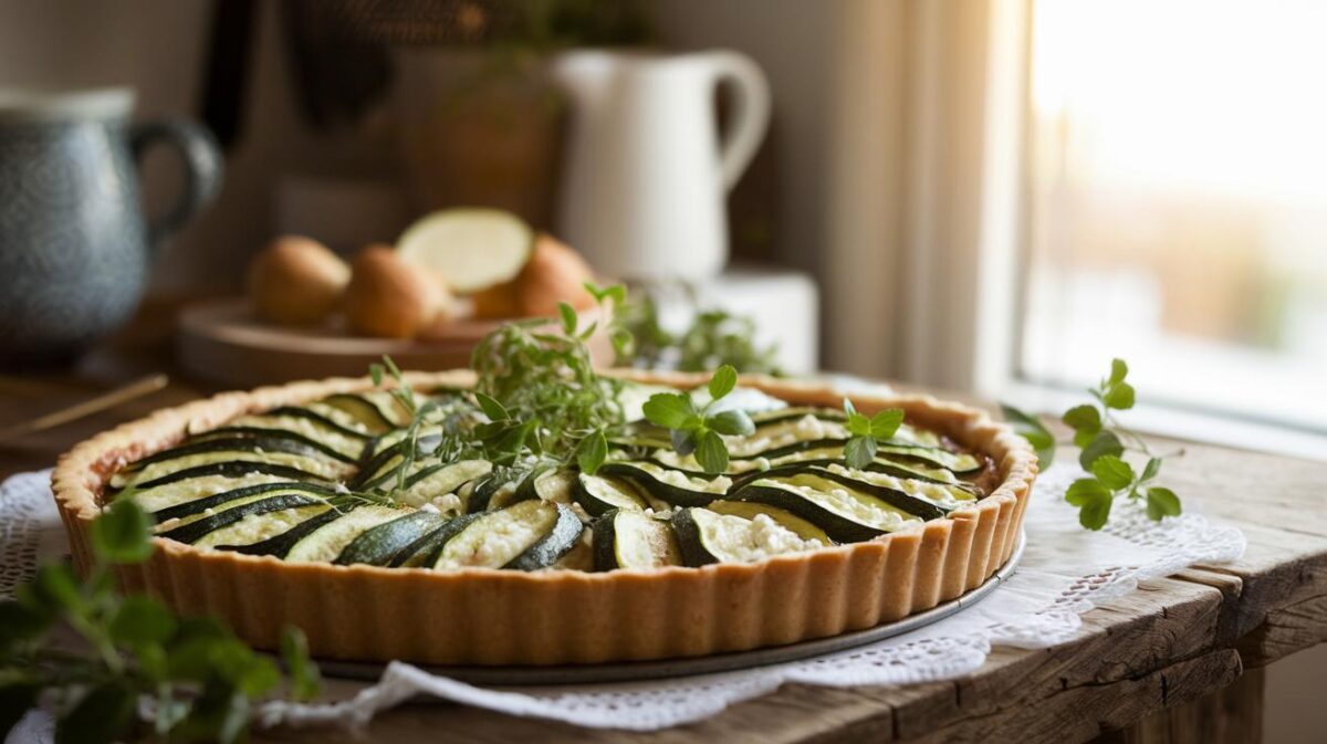 Redécouvrez la tarte aux courgettes et à la feta : une recette légère pour régaler vos soirées d'été