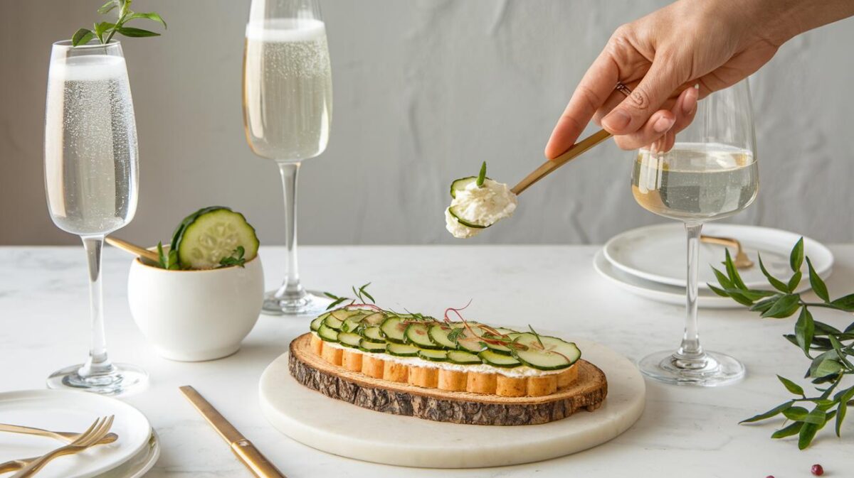 Redécouvrez l'apéritif avec cette tartinade de concombre crémeuse et rafraîchissante qui va révolutionner vos soirées