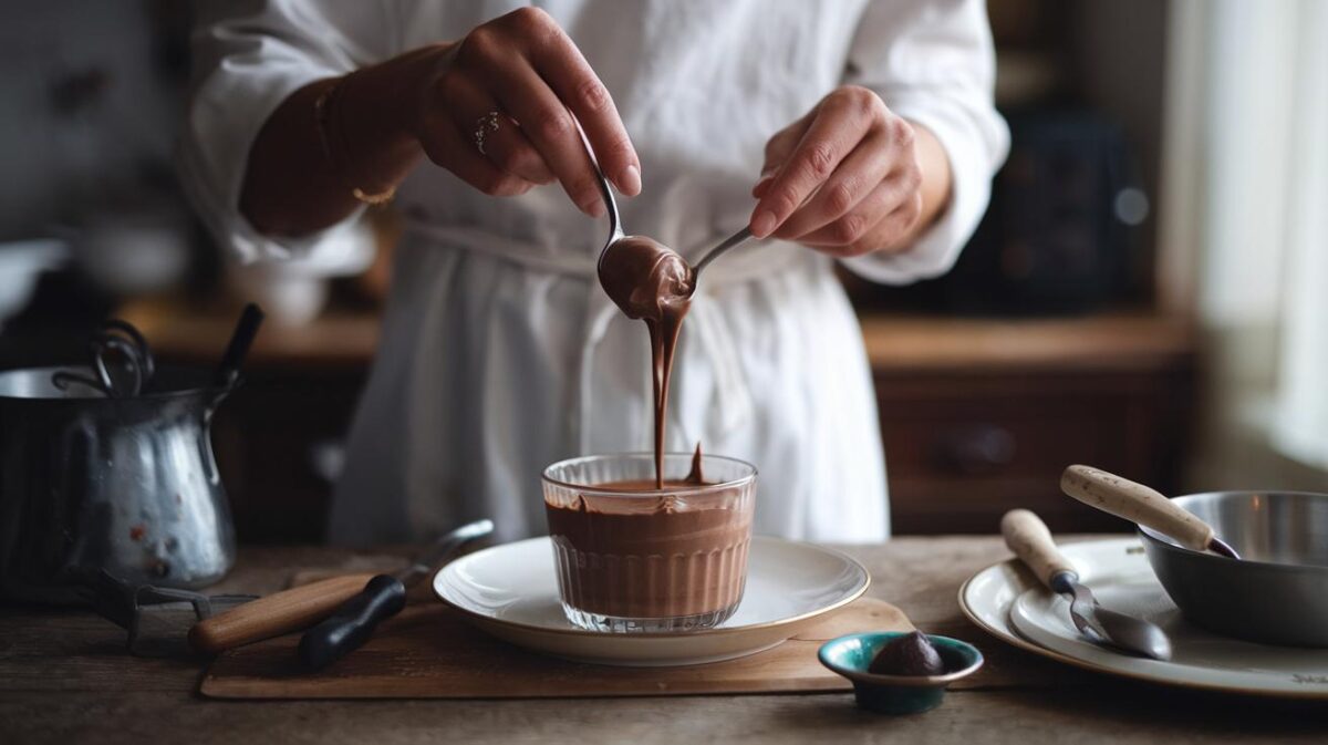 Redécouvrez le charme intemporel de la mousse au chocolat avec seulement deux ingrédients