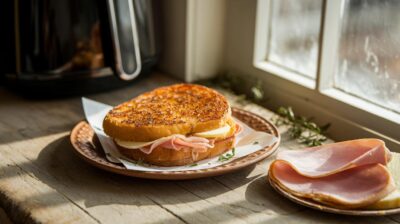 Redécouvrez le croque-monsieur de grand-mère : une recette croustillante et légère avec votre airfryer