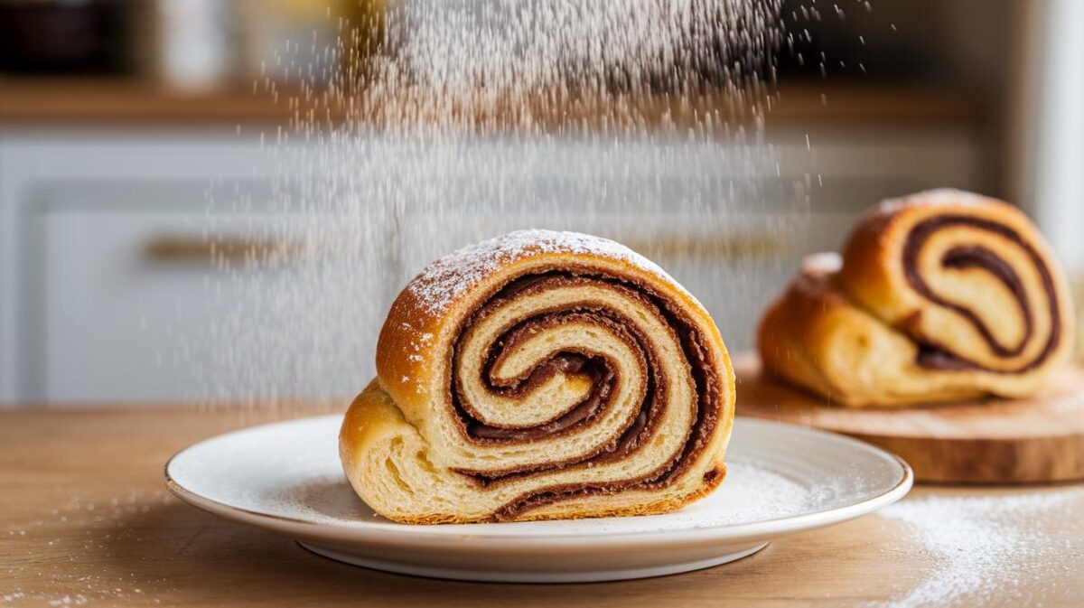 Redécouvrez le plaisir du goûter avec un roulé au Nutella préparé facilement à l'airfryer