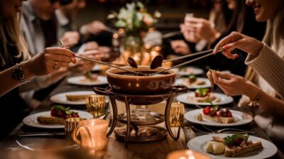 Redécouvrez le plaisir d'une fondue au chocolat enrichie d'Armagnac pour éveiller vos papilles