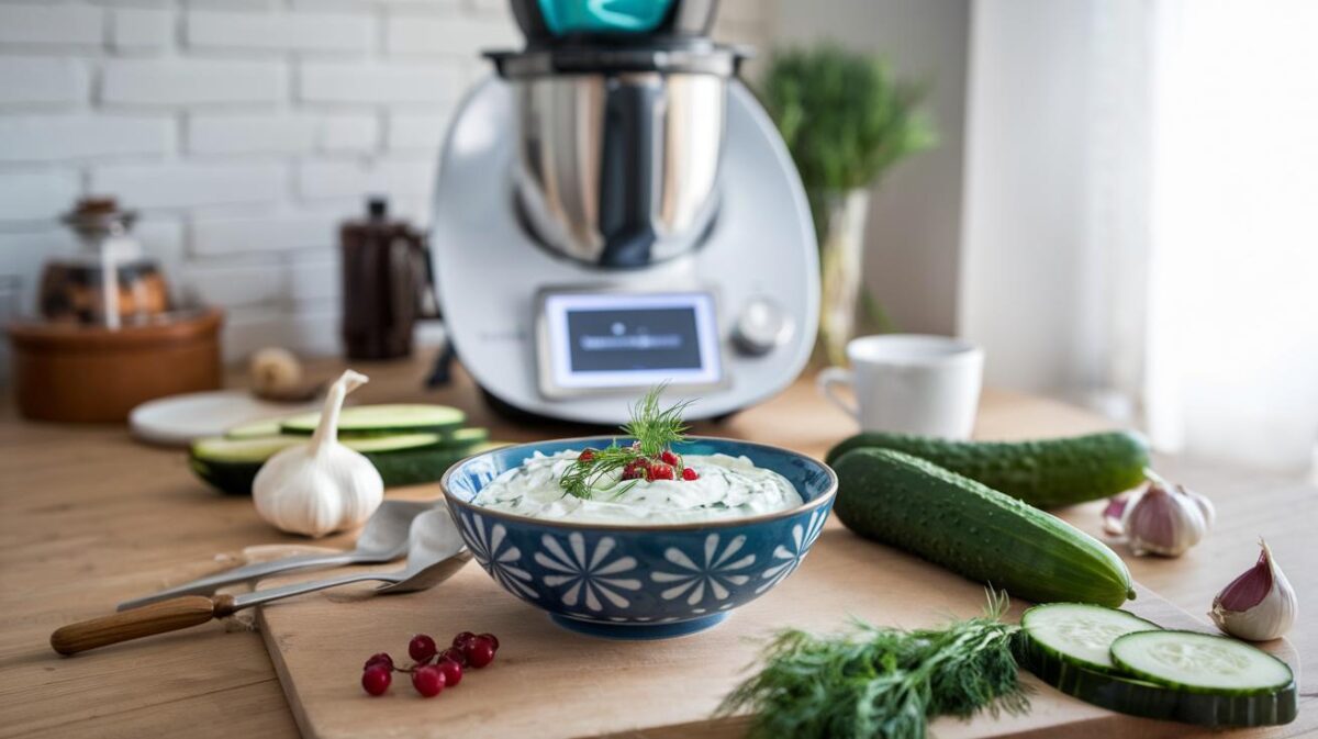 Redécouvrez le tzatziki : secrets et astuces pour une sauce grecque divine avec votre Thermomix