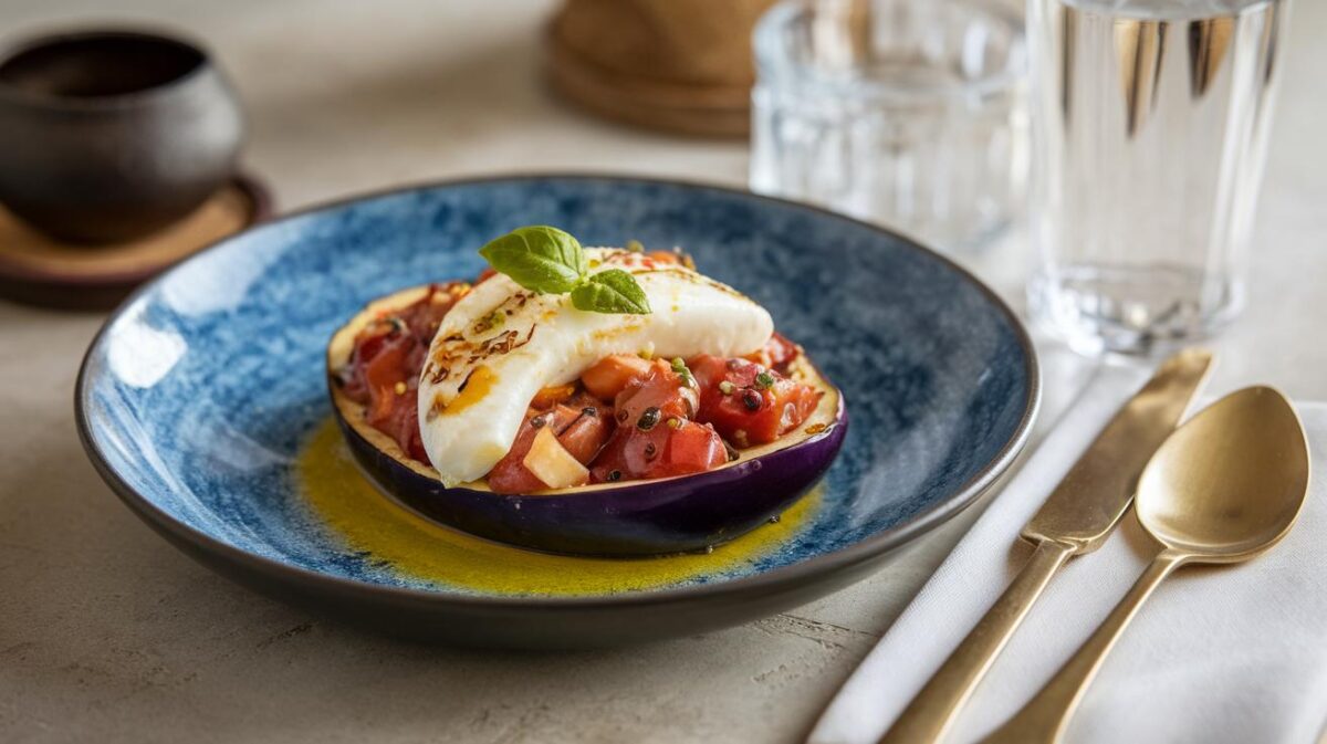 Redécouvrez les aubergines à la mozzarella façon Cyril Lignac pour un dîner méditerranéen inoubliable